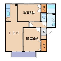 ソレジオ浜中の物件間取画像